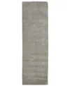 Shop Feizy Luna 8049f 2'6"x8' Runner Area Rug In Gray,ivory