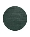 Feizy Luna 8049f Round Area Rug, 8' X 8' In Green