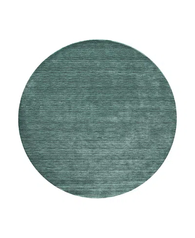 Feizy Luna 8049f Round Area Rug, 8' X 8' In Green