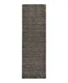 Feizy Luna 8049f Runner Area Rug, 2'6 X 8' In Charcoal
