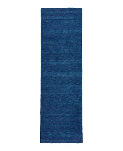 Feizy Luna 8049f Runner Area Rug, 2'6 X 8' In Dark/blue
