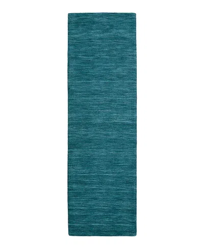 Feizy Luna 8049f Runner Area Rug, 2'6 X 8' In Teal