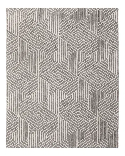 Feizy Lytton T24t8010 Area Rug, 5' X 8' In Grey/cream
