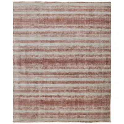 Feizy Mackay Stripes Hand Woven Tan Area Rug 8824f 4' X 6'
