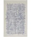 Feizy Maddox 8630f Area Rug, 5' X 8' In Ivory,blue
