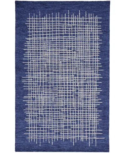Feizy Maddox 8630f 8'x10' Area Rug In Blue,ivory