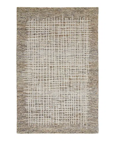 Feizy Maddox 8630f Area Rug, 5' X 8' In Charcoal/brown