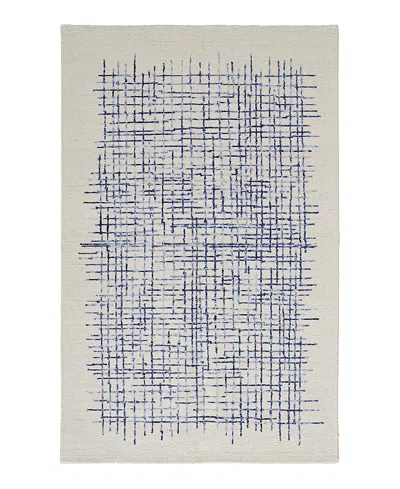 Feizy Maddox 8630f Area Rug, 5' X 8' In Ivory,blue
