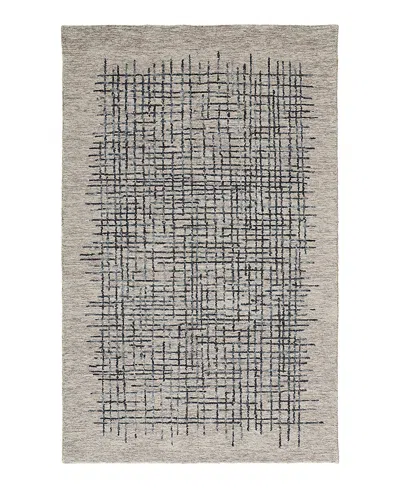 Feizy Maddox 8630f Area Rug, 8' X 10' In Gray/charocal