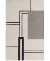 Feizy Maguire 8899f 5'x8' Area Rug In Ivory,gray