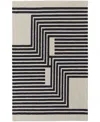 Feizy Maguire 8900f 3'6"x5'6" Area Rug In Gray,ivory