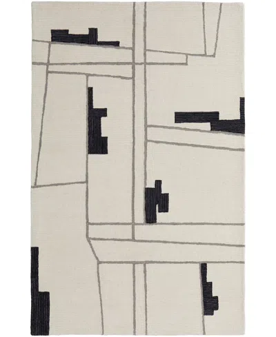Feizy Maguire 8902f 2'x3' Area Rug In Ivory,gray