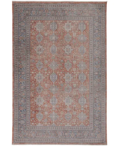 Feizy Marquette 3761f 2'x3' Area Rug In Red,orange