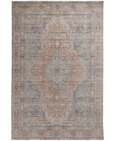 Feizy Marquette 3778f 4'x5'3" Area Rug In Gray,ivory