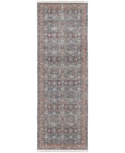 Feizy Marquette 39gtf 2'8''x10' Runner Area Rug In Blue,red