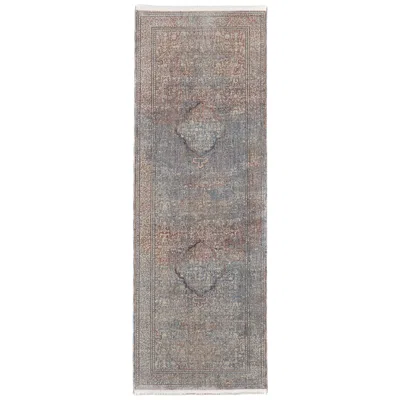 Feizy Marquette Medallion Indoor Blue Area Rug 39gvf 2'-8" X 10'