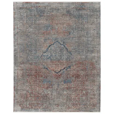 Feizy Marquette Medallion Indoor Blue Area Rug 39gvf 7'-10" X 9'-10"