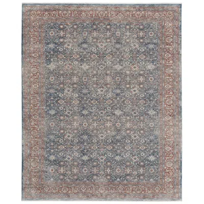 Feizy Marquette Oriental Indoor Blue Area Rug 39gtf 5' X 7'-2"