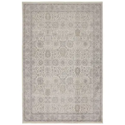 Feizy Marquette Oriental Indoor Gray Area Rug 3776f 7'-10" X 9'-10"