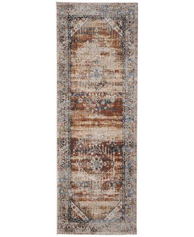 Feizy Melrose 39nzf 2'6"x7'3" Runner Area Rug In Multi