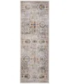 Feizy Melrose 39p5f 2'6"x7'3" Runner Area Rug In Brown