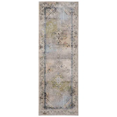 Feizy Melrose Distressed Indoor Ivory Area Rug 39nzf 2'-6" X 7'-3" In Brown