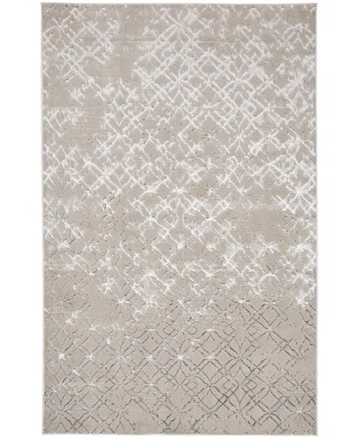 Feizy Micah 3047f 3'11"x6' Area Rug In Silver