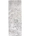 Feizy Micah 3336f 2'10"x7'10" Runner Area Rug In Silver