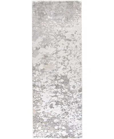 Feizy Micah 3336f 2'10"x7'10" Runner Area Rug In Silver