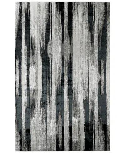 Feizy Micah 3338f 3'11"x6' Area Rug In Black
