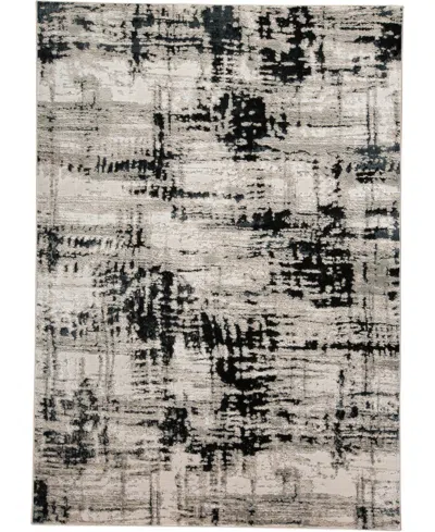 Feizy Micah 3339f 5'x8' Area Rug In Black