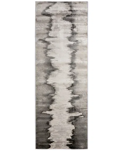 Feizy Micah 39lqf 2'10"x7'10" Runner Area Rug In Gray
