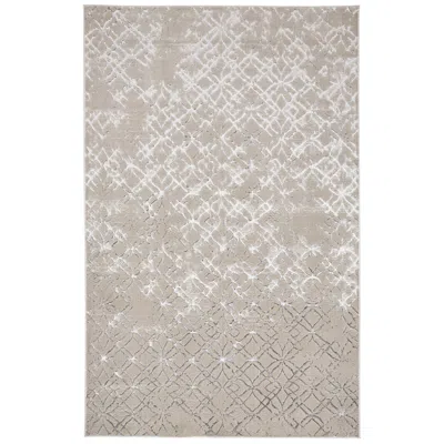 Feizy Micah Distressed Indoor Silver Area Rug 3047f 3'-11" X 6'