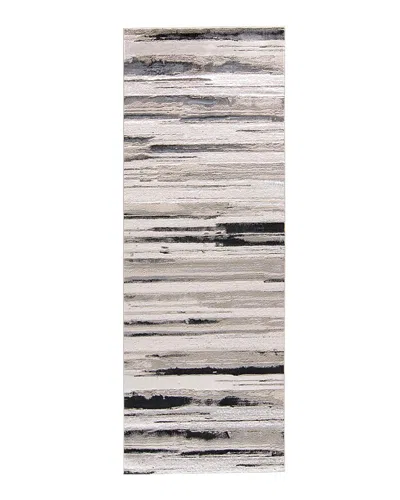 Feizy Micah R3049 Runner Area Rug, 2'10 X 7'10 In Silver