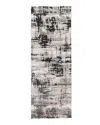 Feizy Micah R3339 Runner Area Rug, 2'10 X 7'10 In Black