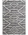Feizy Mynka 39ibf 5'x8' Area Rug In Gray,ivory
