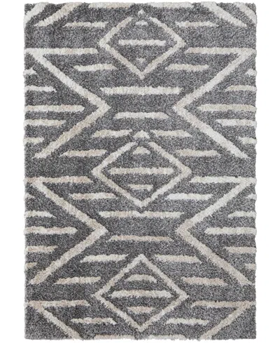 Feizy Mynka 39ibf 5'x8' Area Rug In Gray,ivory