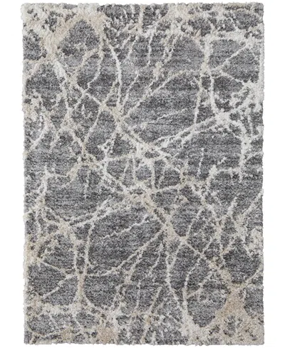 Feizy Mynka 39idf 4'x6' Area Rug In Gray,ivory