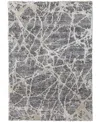 Feizy Mynka 39idf 5'x8' Area Rug In Gray,ivory