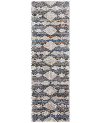 Feizy Mynka 39iff 2'6"x8' Runner Area Rug In Tan,ivory