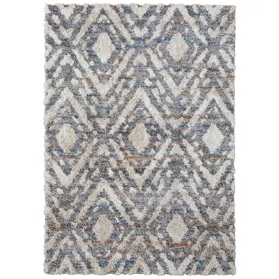 Feizy Mynka Diamond Indoor Ivory Area Rug 39iaf 4' X 6'