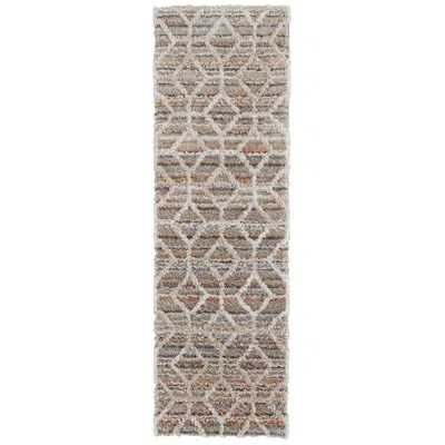 Feizy Mynka Diamond Indoor Tan Area Rug 39icf 2'-6" X 8'