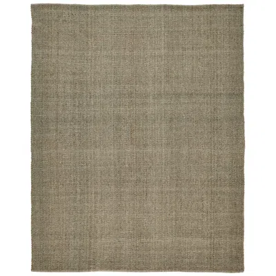 Feizy Naples Solid Flatweave Green Area Rug 0751f 8' X 10'