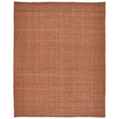 Feizy Naples Solid Flatweave Orange Area Rug 0751f 2' X 3'