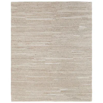 Feizy Navaro Distressed Hand Woven Ivory Area Rug 5'-6" X 8'-6"