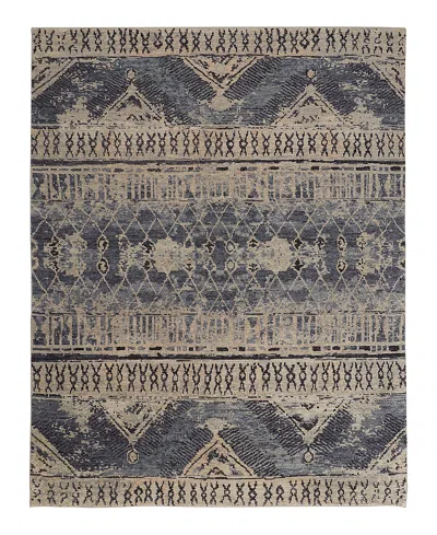 Feizy Palomar 6572f Area Rug, 7'9 X 9'9 In Blue