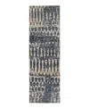 Feizy Palomar 6632f Runner Area Rug, 2'6 X 8' In Blue