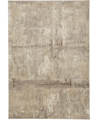 Feizy Parker 3701f 3'9"x5'7" Area Rug In Tan,ivory