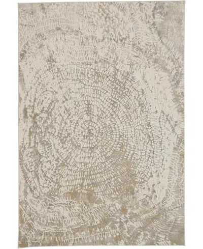 Feizy Parker 3702f 3'9"x5'7" Area Rug In Ivory,tan