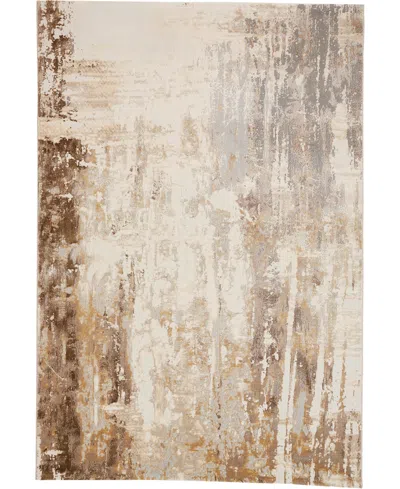 Feizy Parker 3709f 7'9"x10' Area Rug In Tan,ivory